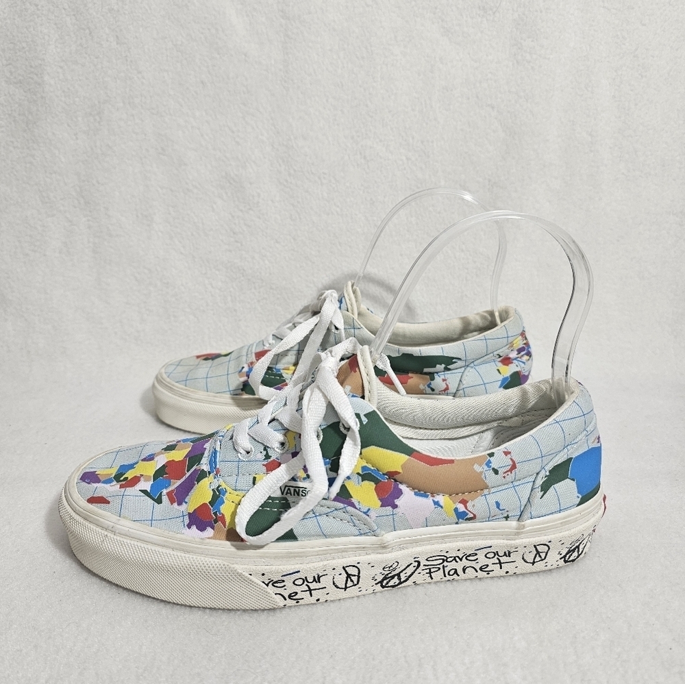 Vans X Era Save Our Planet World Map Sneakers